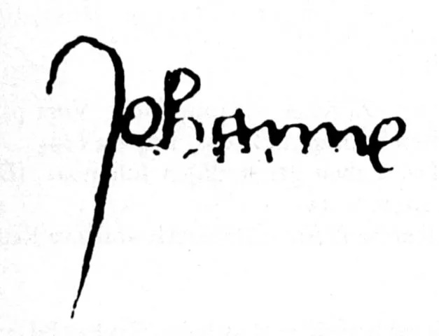 Signature of Joan of Arc